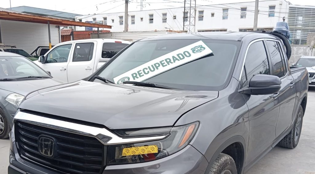 Detenido en Coquimbo por conducir una camioneta robada
