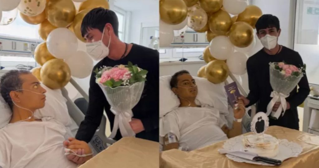 Amor en medio de la adversidad: pareja se casó en el Hospital de Ovalle