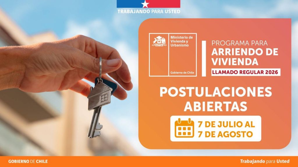 Se abren postulaciones del Subsidio de Arriendo 2026: Conoce en qué consiste el beneficio y cuáles son los requisitos