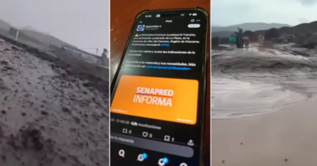 Nuevo sistema frontal preocupa a Atacama y Coquimbo por riesgo de quebradas y daños aún sin reparar