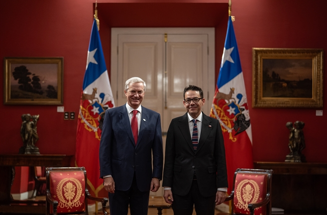 Presidente José Antonio Kast sostiene reunión de trabajo con Gobernador Regional de Coquimbo